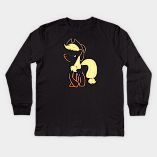 Apple Jack Kids Long Sleeve T-Shirt